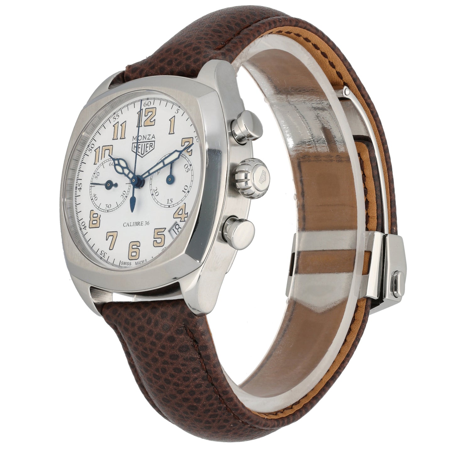 Tag Heuer Monza Classic CR5112 37mm Stainless Steel Watch