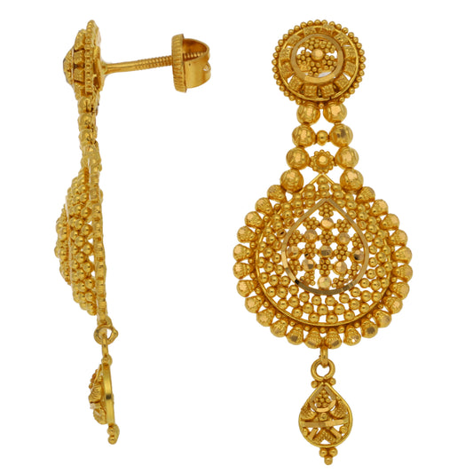 22ct Gold Drop Earrings