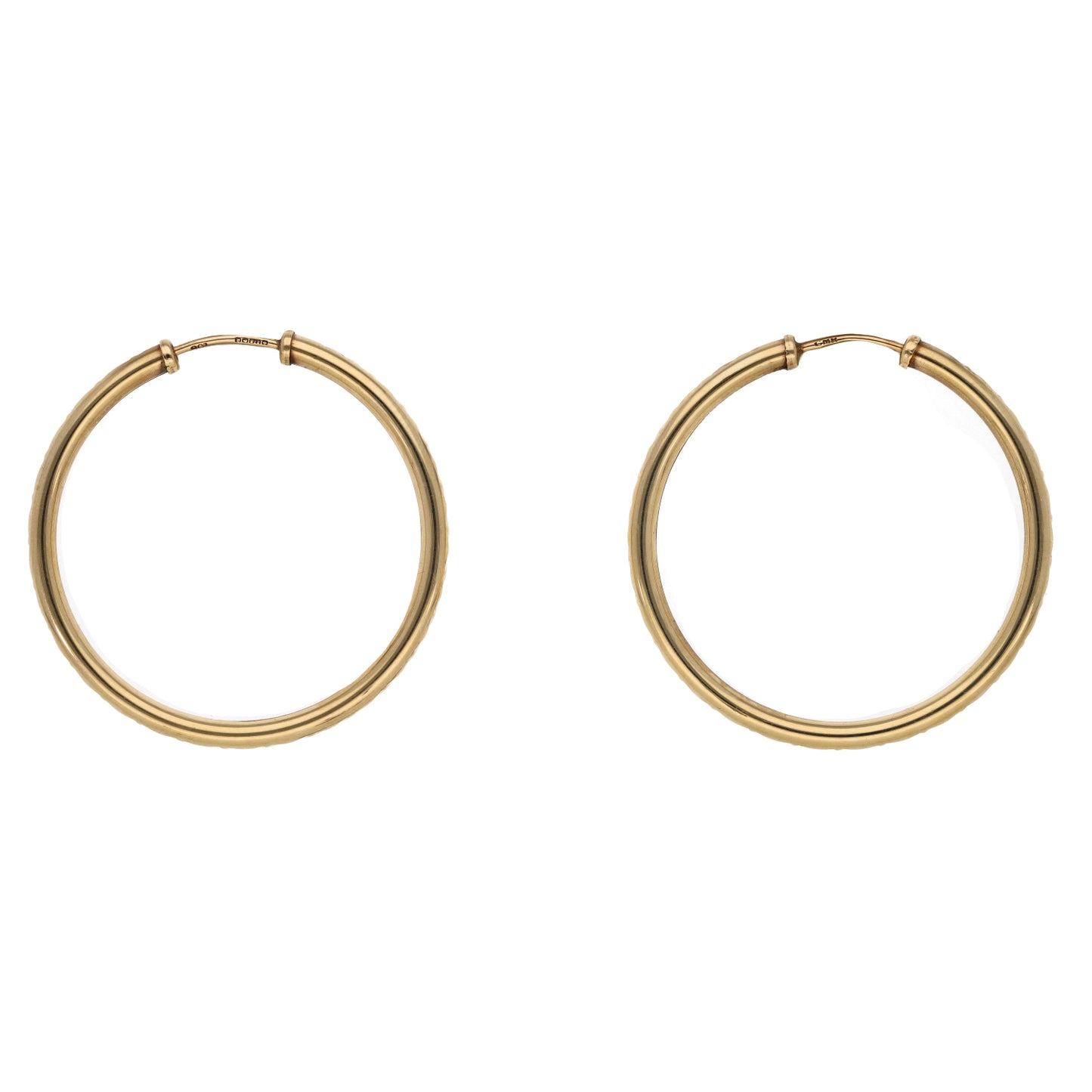 9ct Gold Hoop Earrings