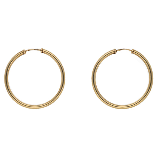9ct Gold Hoop Earrings