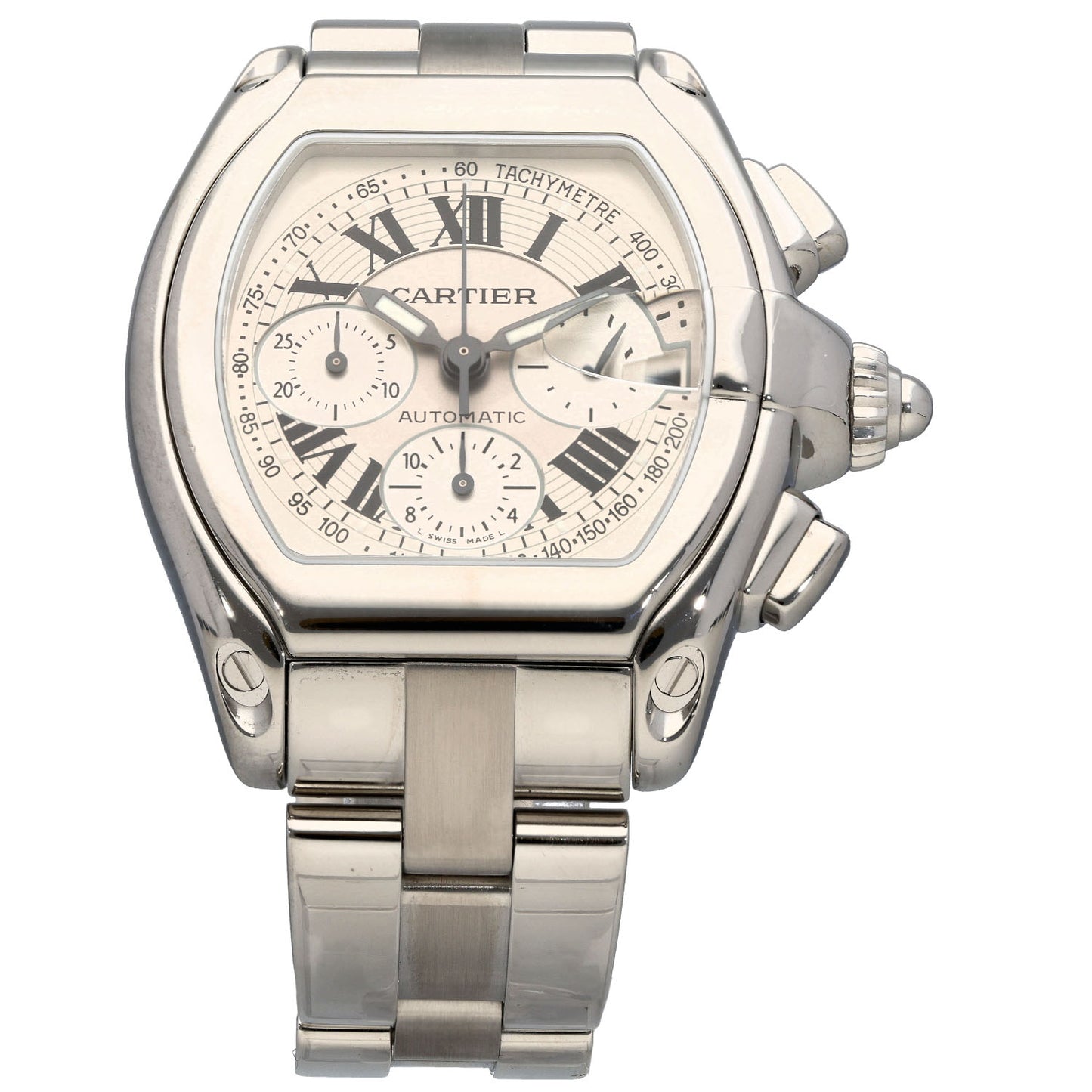 Cartier Roadster W62006X6 40mm Stainless Steel Watch