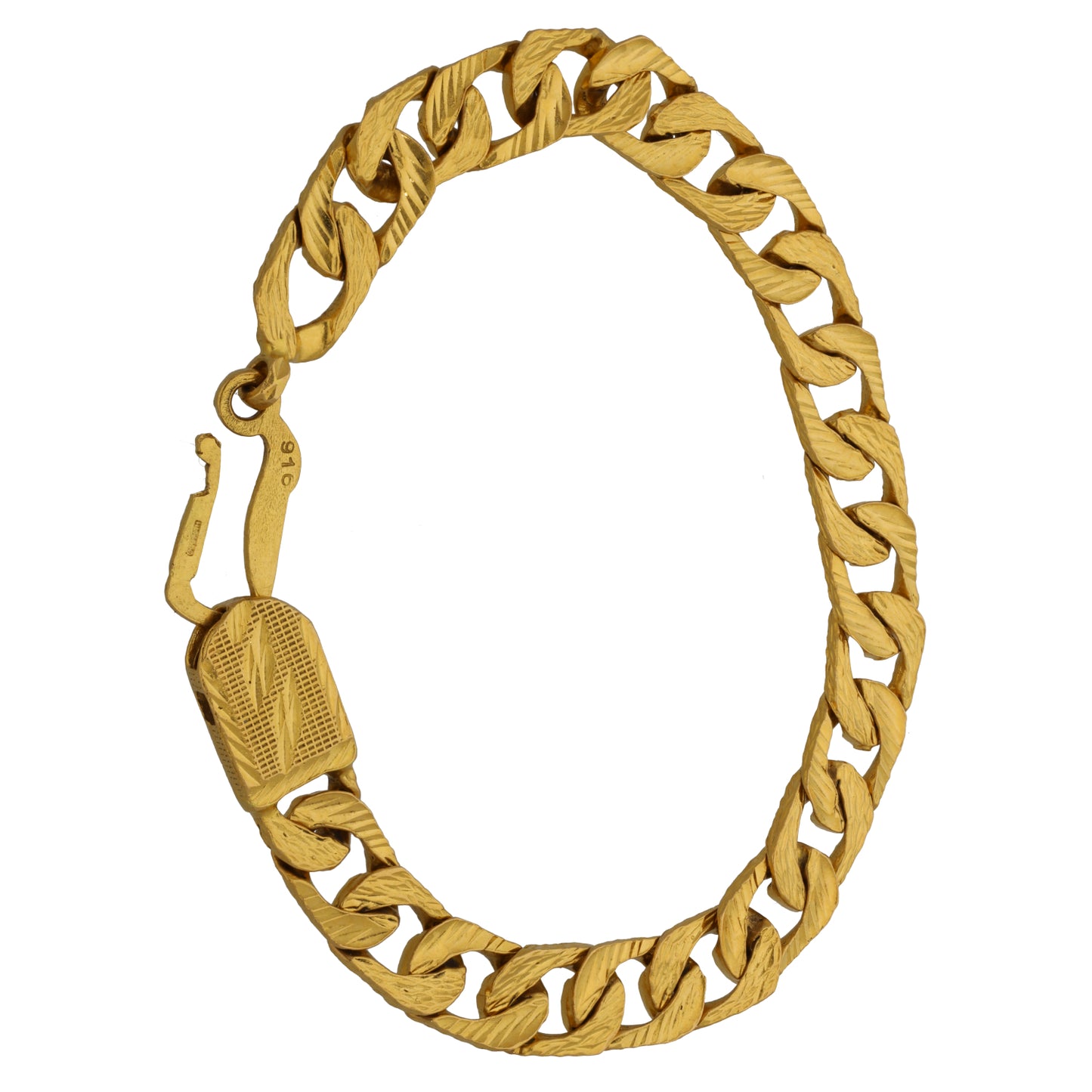 22ct Gold Curb Bracelet