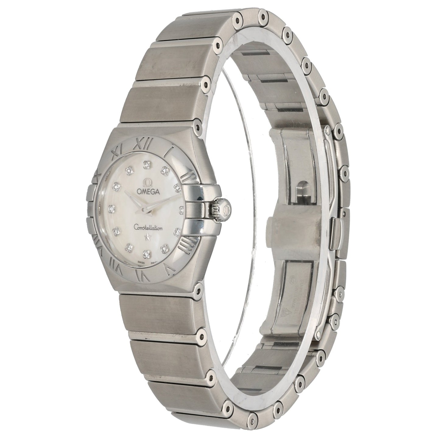 Omega Constellation 123.10.24.60.55.001 24mm Stainless Steel Watch