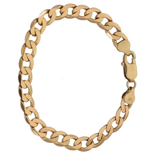 9ct Gold Curb Bracelet
