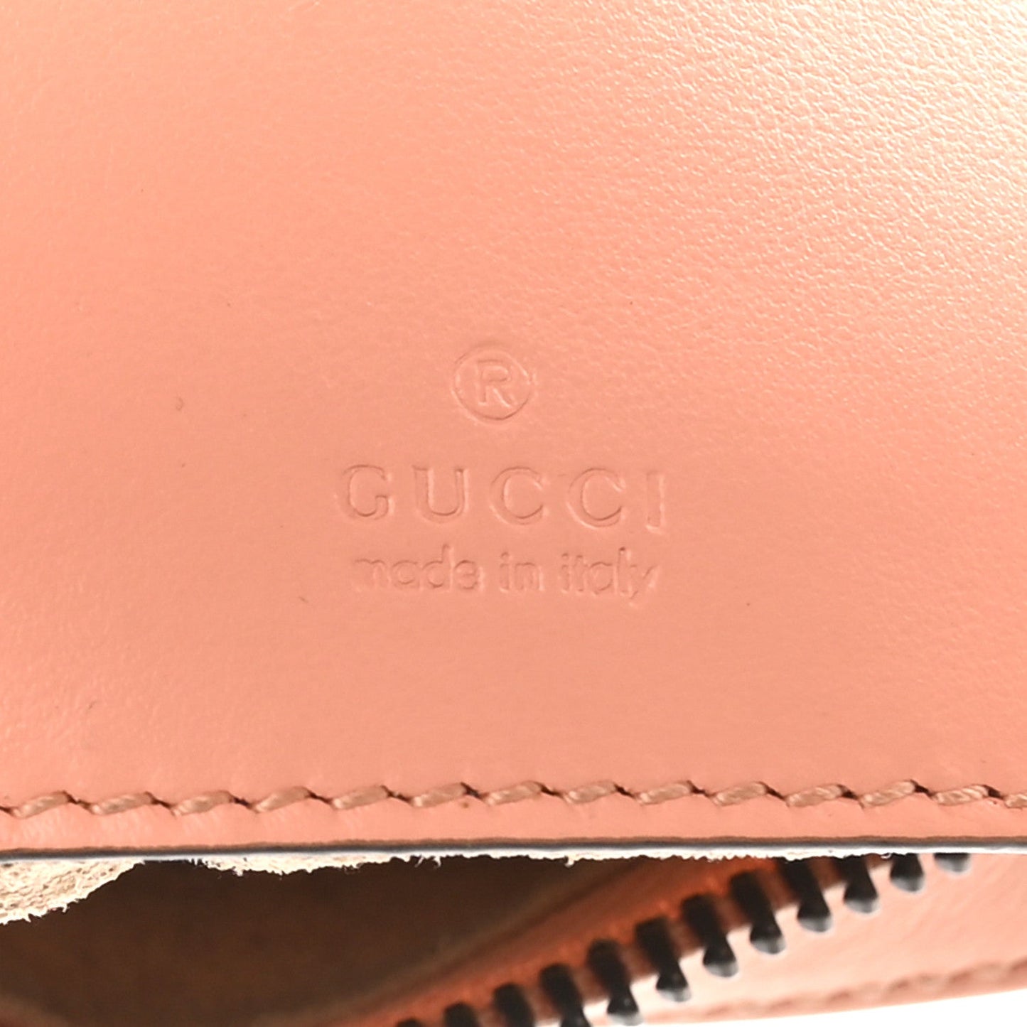 Gucci GG Marmont Half-Moon-Shaped Mini Calfskin Matelasse Leather Bag - Peachy Chic