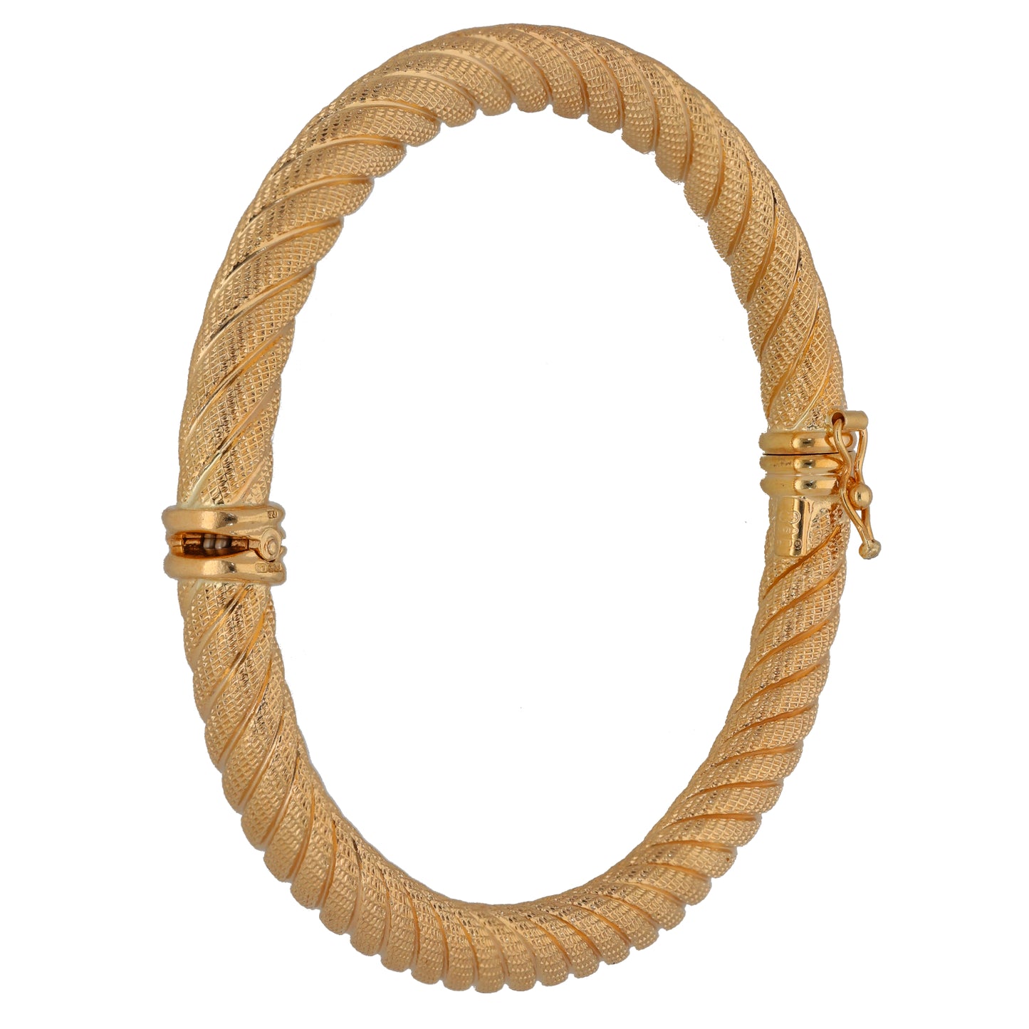 9ct Gold Hinged/Clasp Bangle