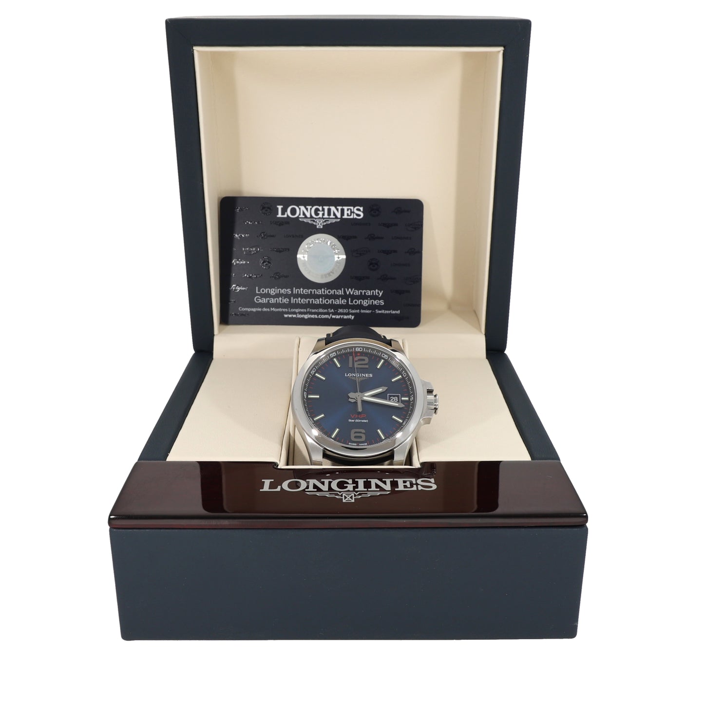 Longines Conquest V.H.P L3.726.4 43mm Stainless Steel Watch