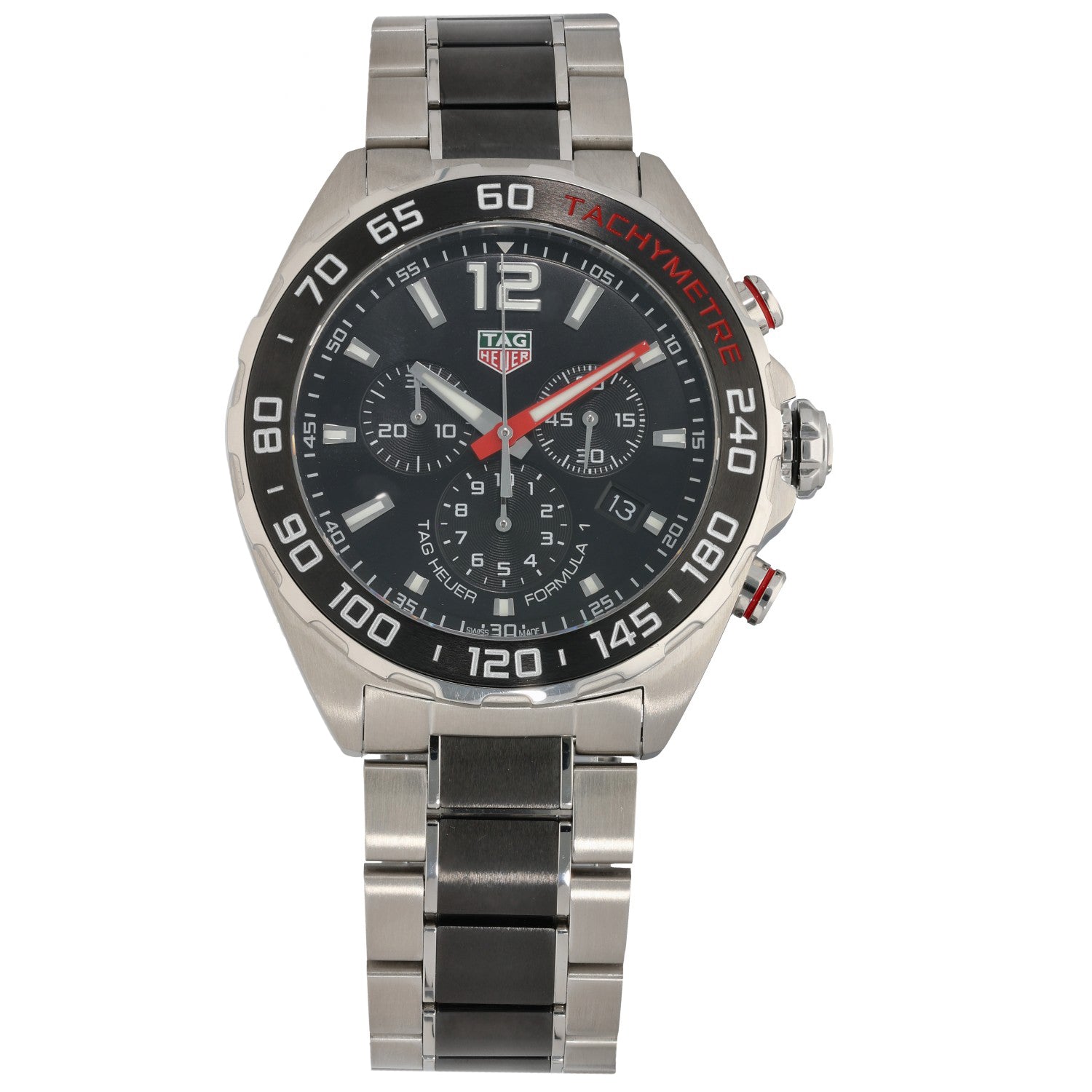 Tag Heuer Formula 1 CAZ101Z, Beaverbrooks, Black Dial, Stainless Steel, Front Image