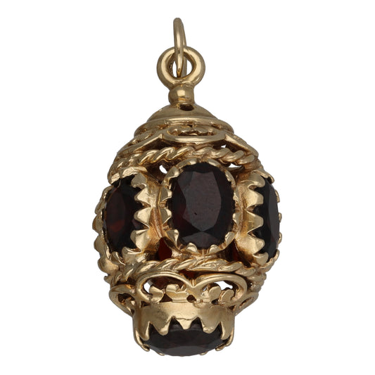 9ct Gold Garnet Dress/Cocktail Pendant
