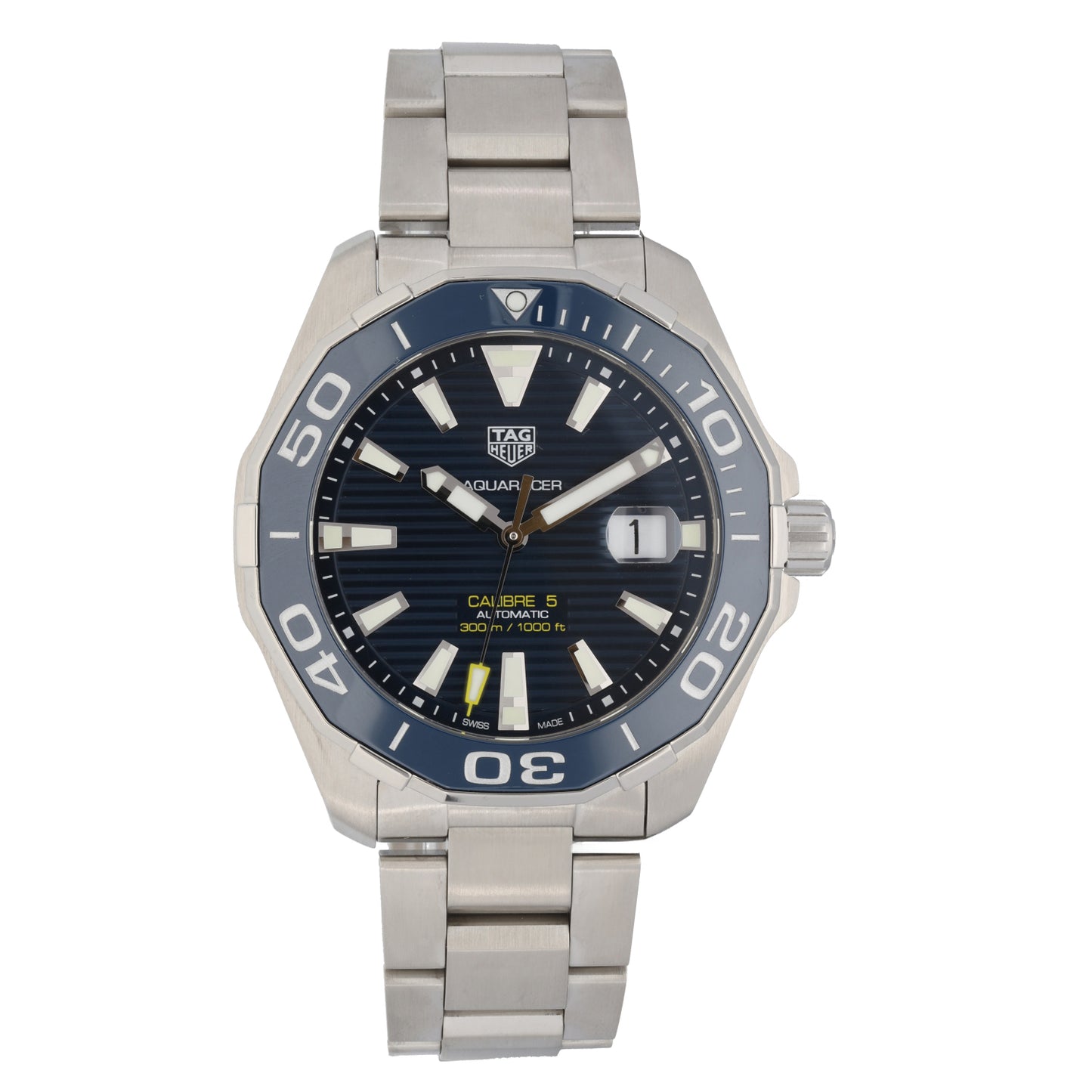 Tag Heuer Aquaracer WAY201B 43mm Stainless Steel Watch