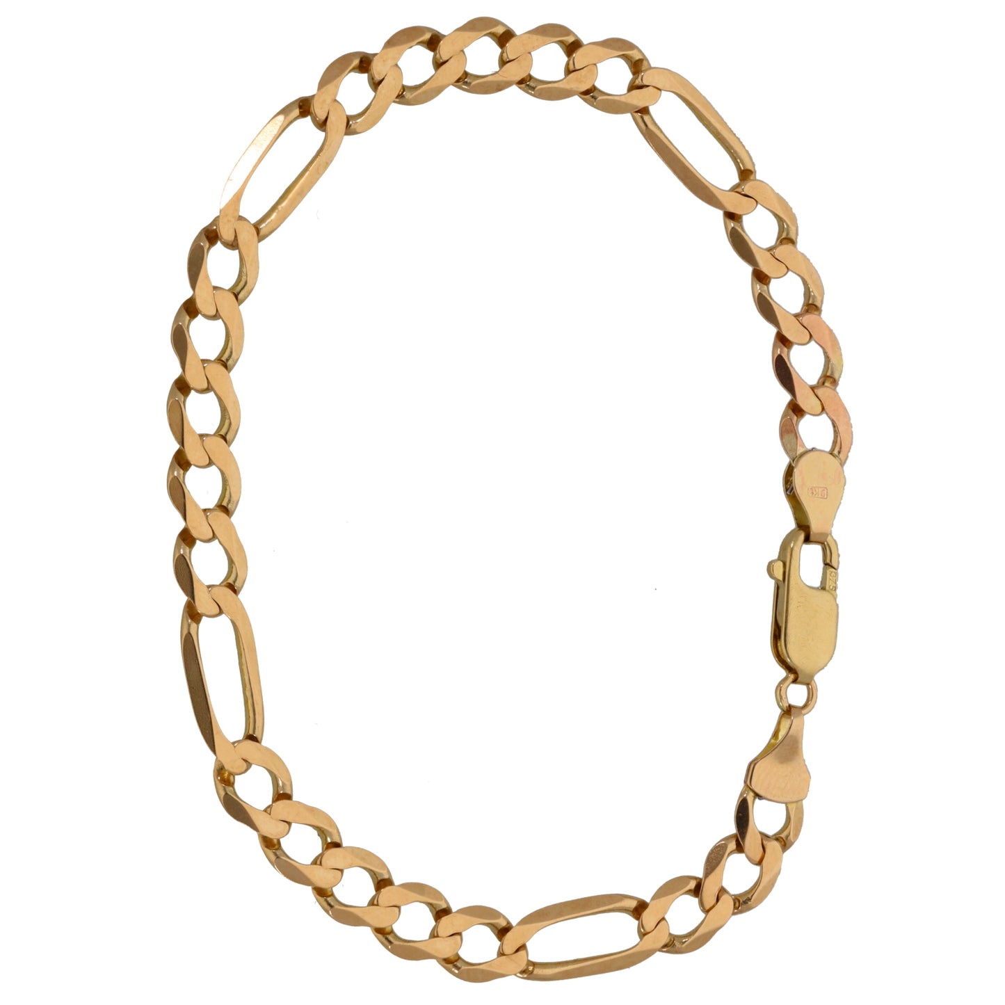 9ct Gold Figaro Bracelet