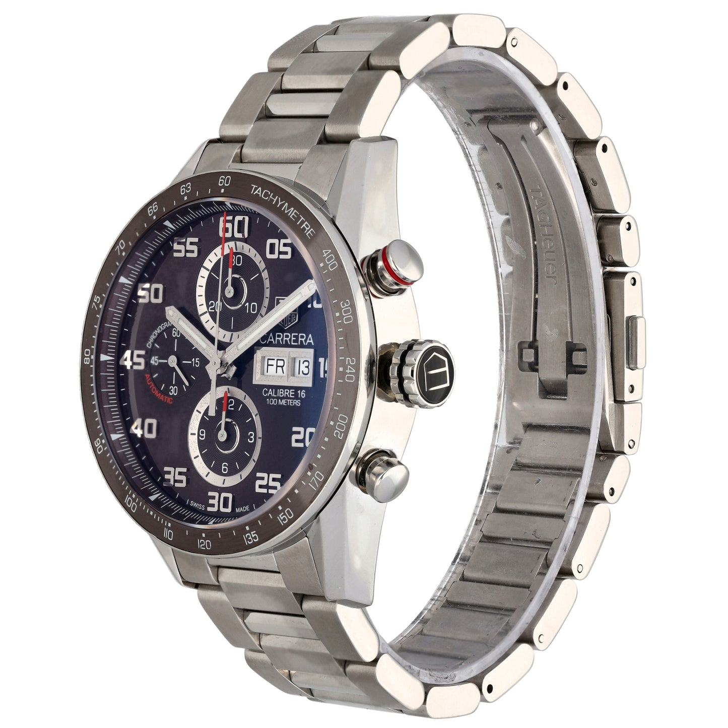 Tag Heuer Carrera CV2A1S 44mm Stainless Steel Watch