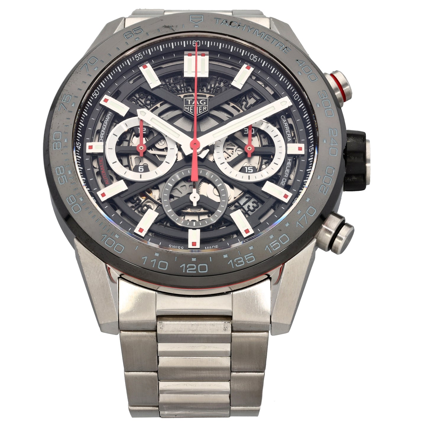 Tag Heuer Carrera CBG2A10 45mm Stainless Steel Watch
