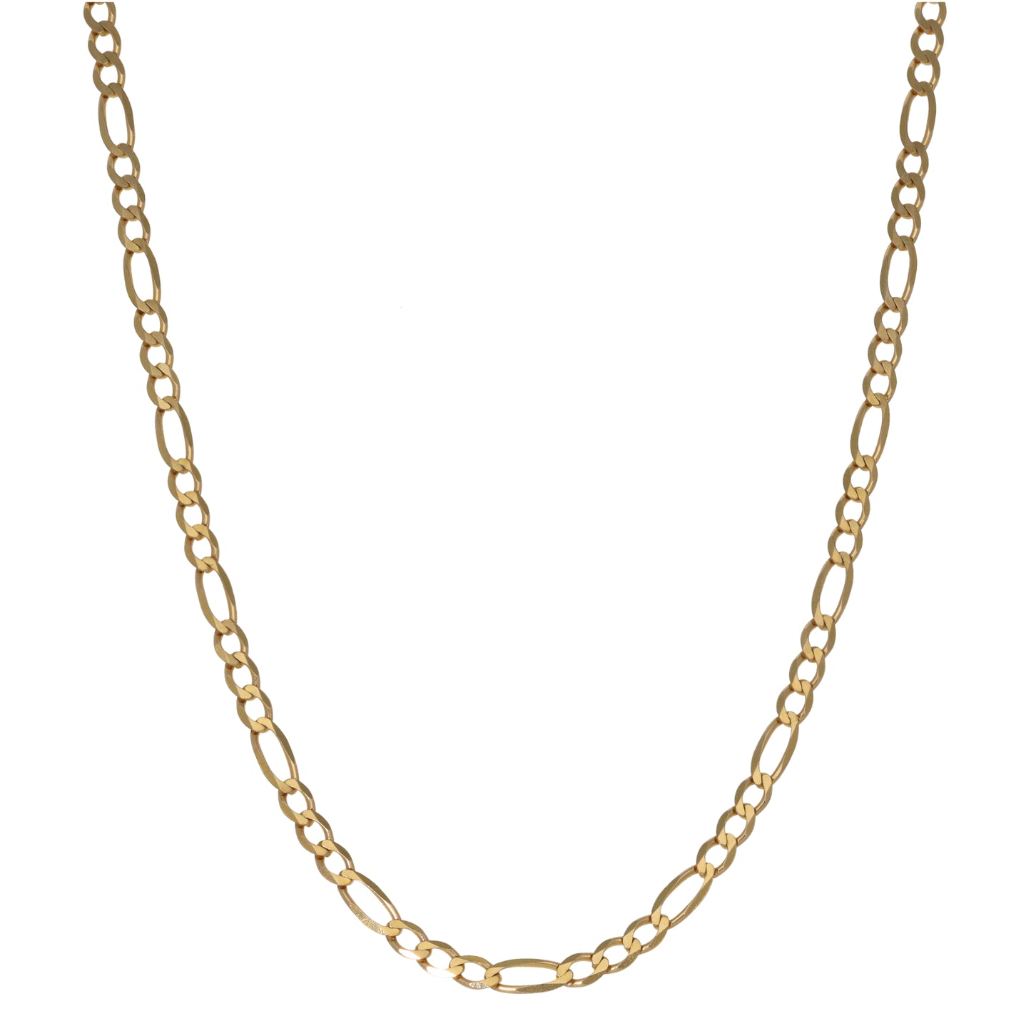 9ct Gold Figaro Chain 18"