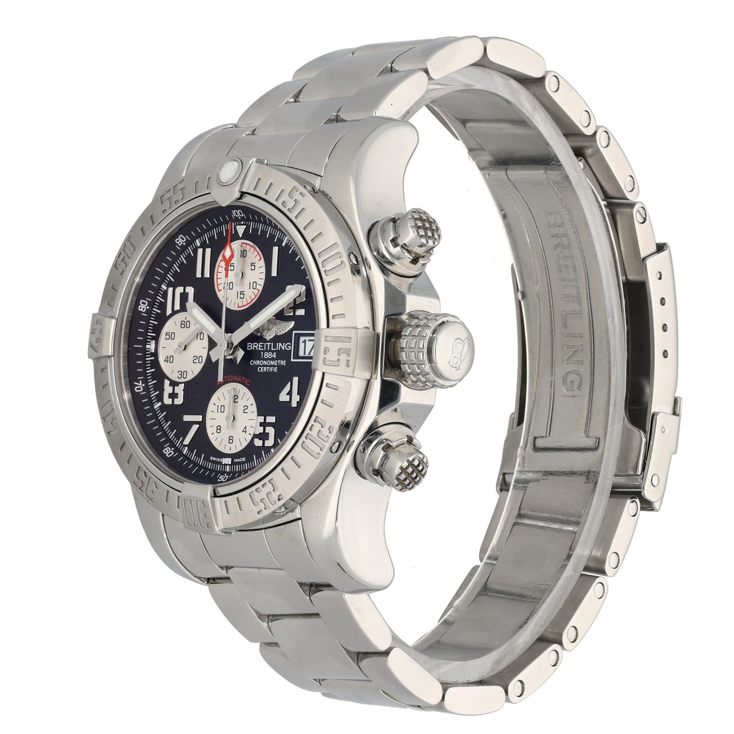 Breitling Super Avenger II A13381 43mm Stainless Steel Watch