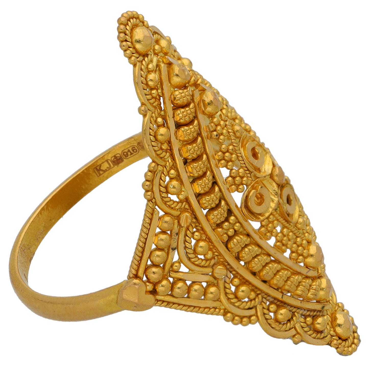22ct Gold Alternative Ring Size M