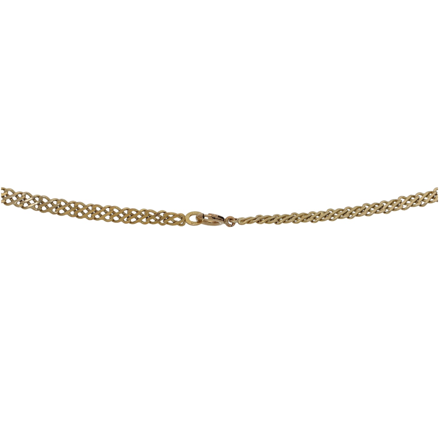 9ct Gold Fancy Necklace 16"