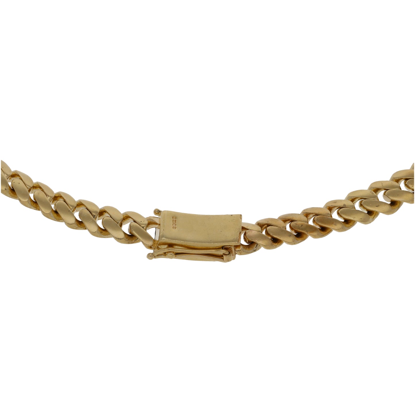 9ct Gold Curb Chain 22"