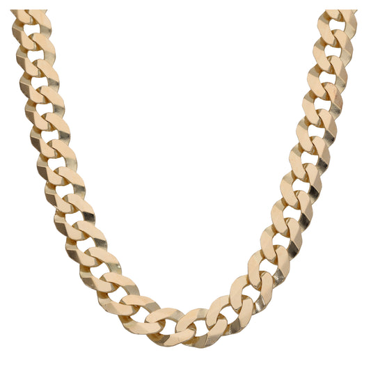 9ct Gold Curb Chain 24"
