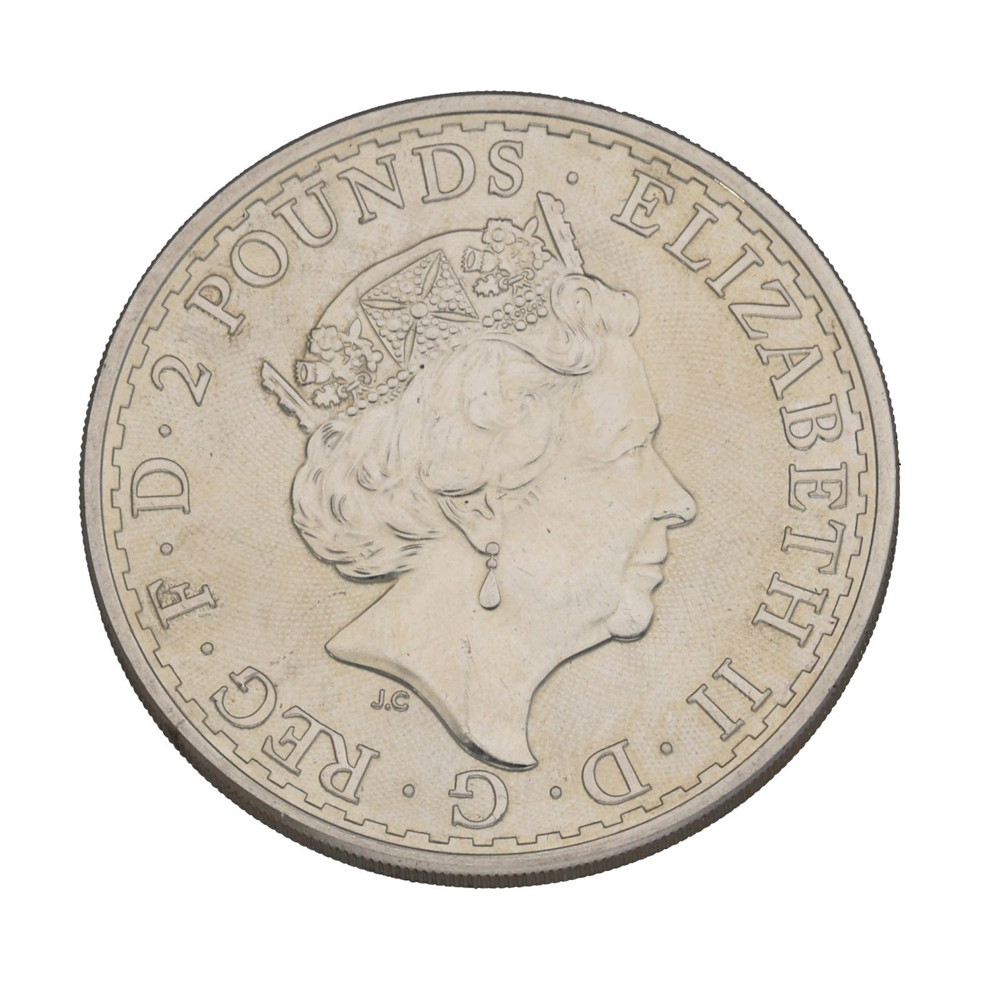 Fine Silver Queen Elizabeth II 1 OZ Britannia Coin 2021