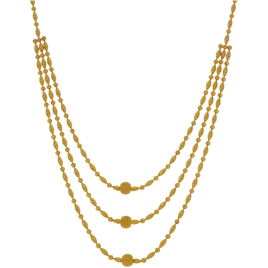 22ct Gold Fancy Necklace 16"
