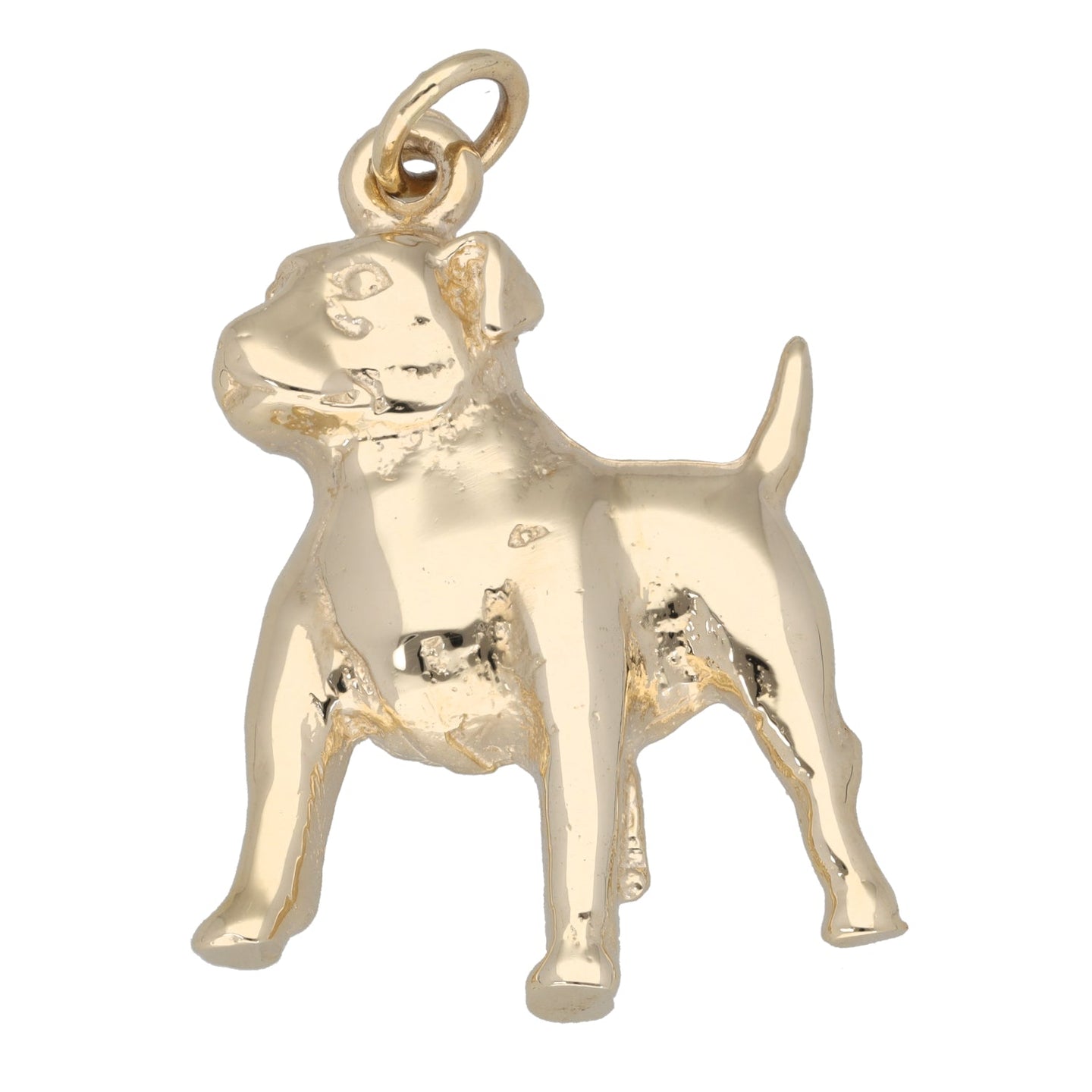 New 9ct Gold Dog Pendant