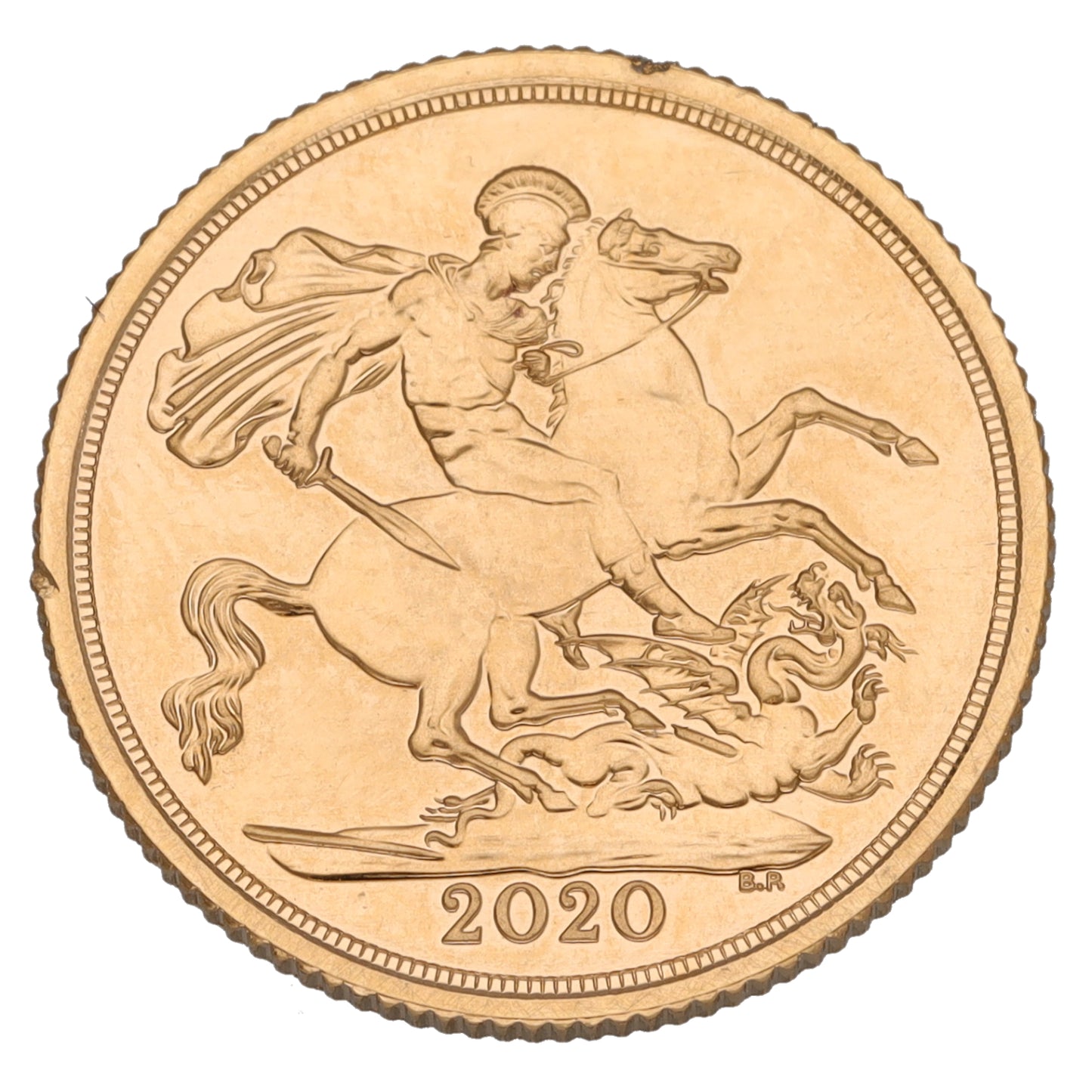 22ct Gold Queen Elizabeth II Full Sovereign Coin 2020