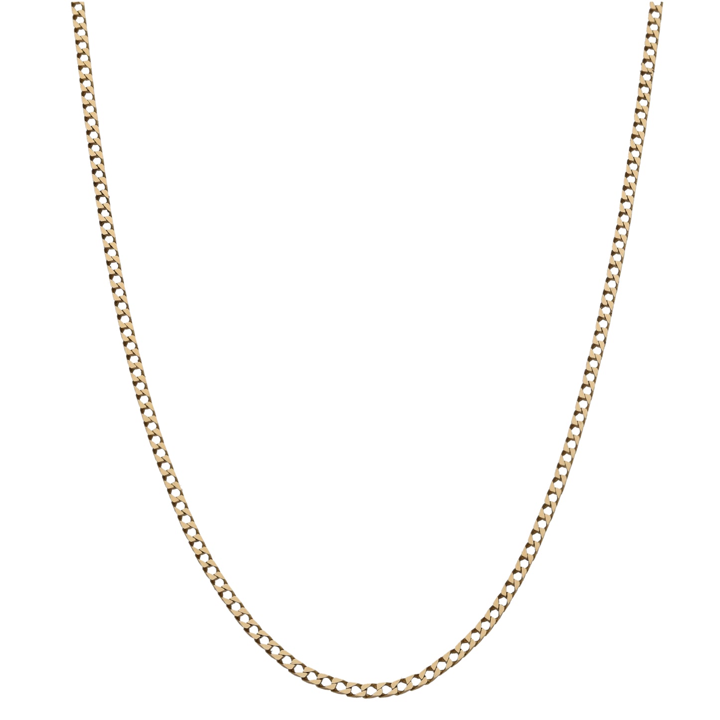 9ct Gold Curb Chain 20"