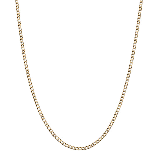 9ct Gold Curb Chain 20"