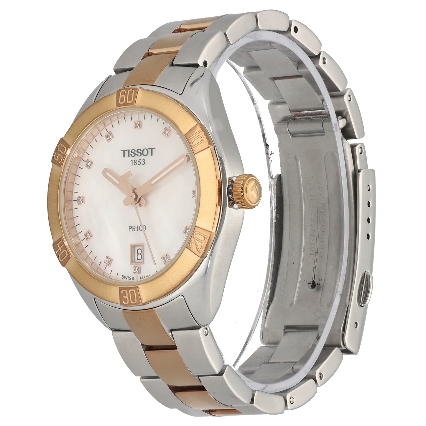 Tissot PR100 T101910 A 36mm Bi-Colour Watch