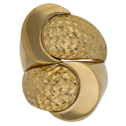 14ct Gold Alternative Ring Size R