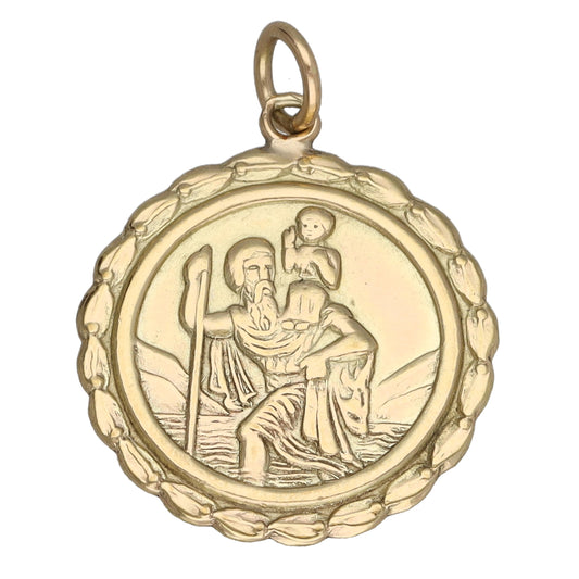 9ct Gold St Christopher Pendant