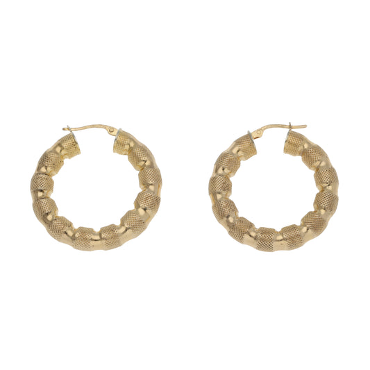 9ct Gold Hoop Earrings