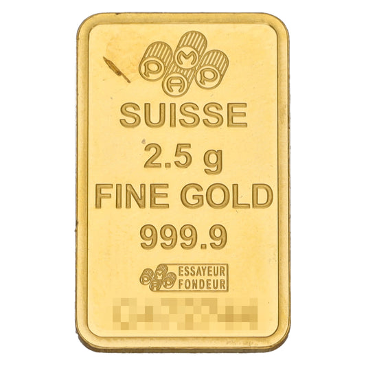 24ct 2.5g Gold Bar