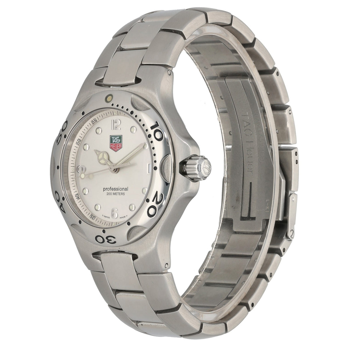 Tag Heuer Kirium WL1114, white dial with circular hour markers, stainless steel, front image