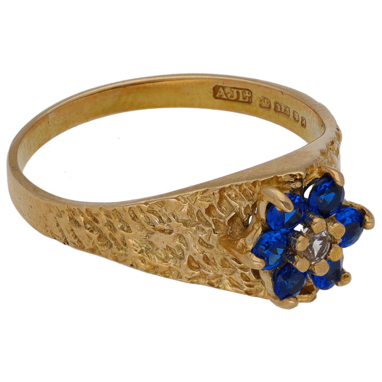9ct Gold Imitation Dress/Cocktail Ring Size T