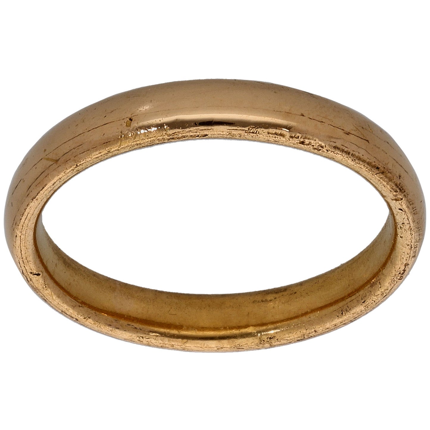 22ct Gold Plain Wedding Ring Size N