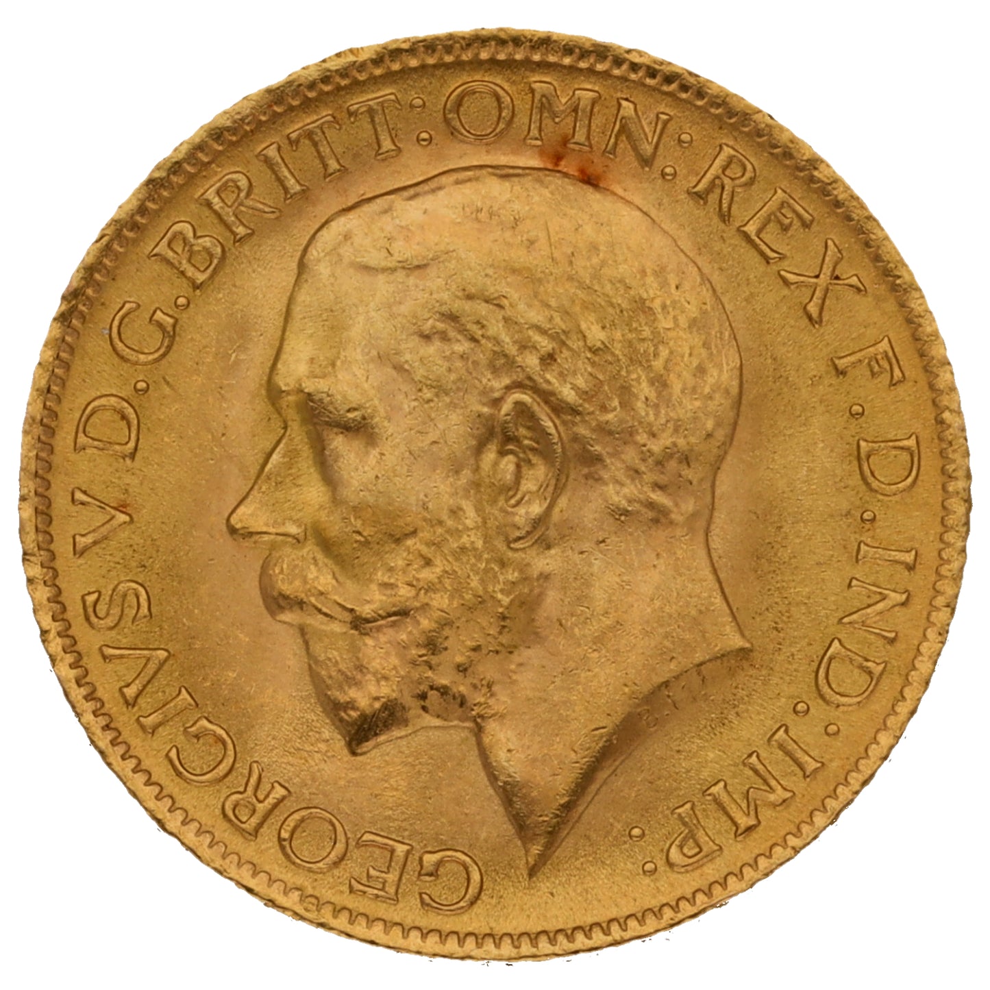 22ct Gold King George V Full Sovereign Coin 1915