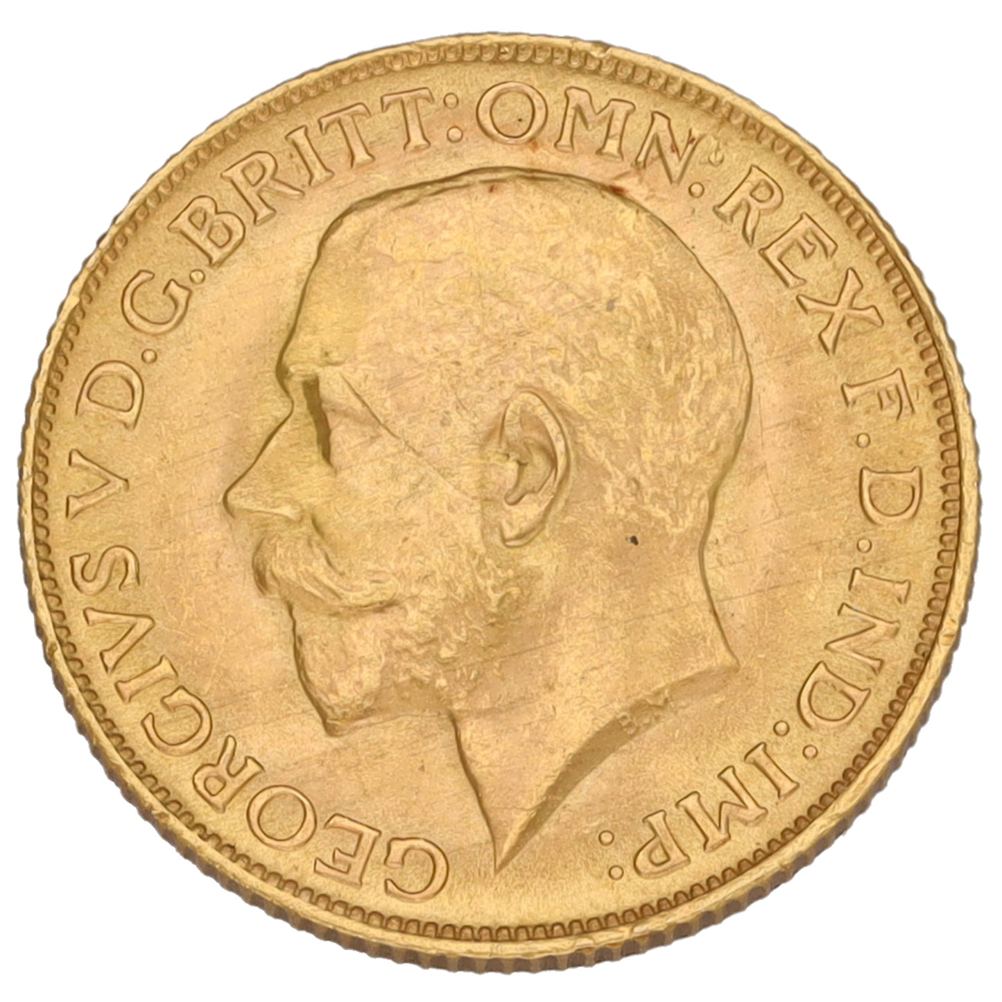 22ct Gold King George V Full Sovereign Coin 1911