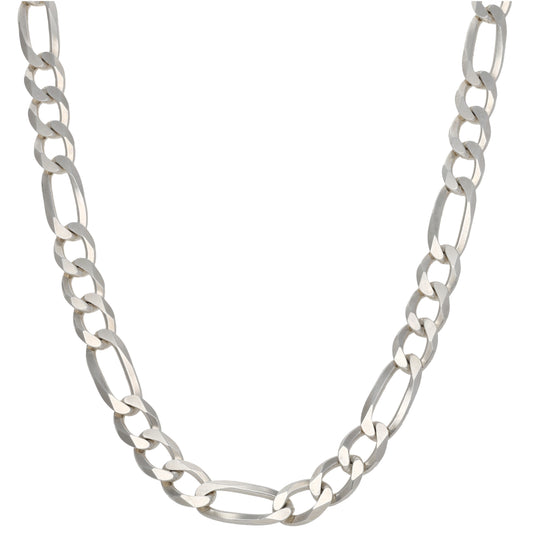 Sterling Silver Figaro Chain 24"