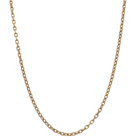 9ct Gold Belcher Chain 18"