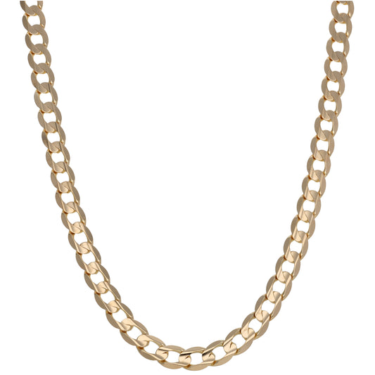 9ct Gold Curb Chain 20"