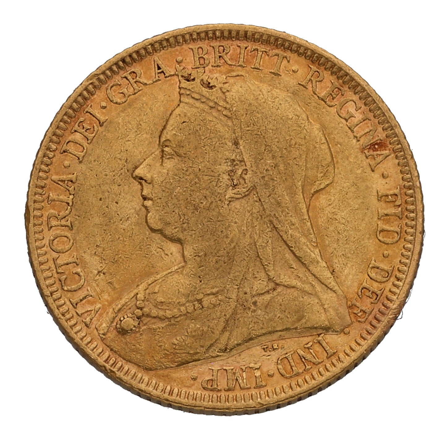 22ct Gold Queen Victoria Full Sovereign Coin 1893