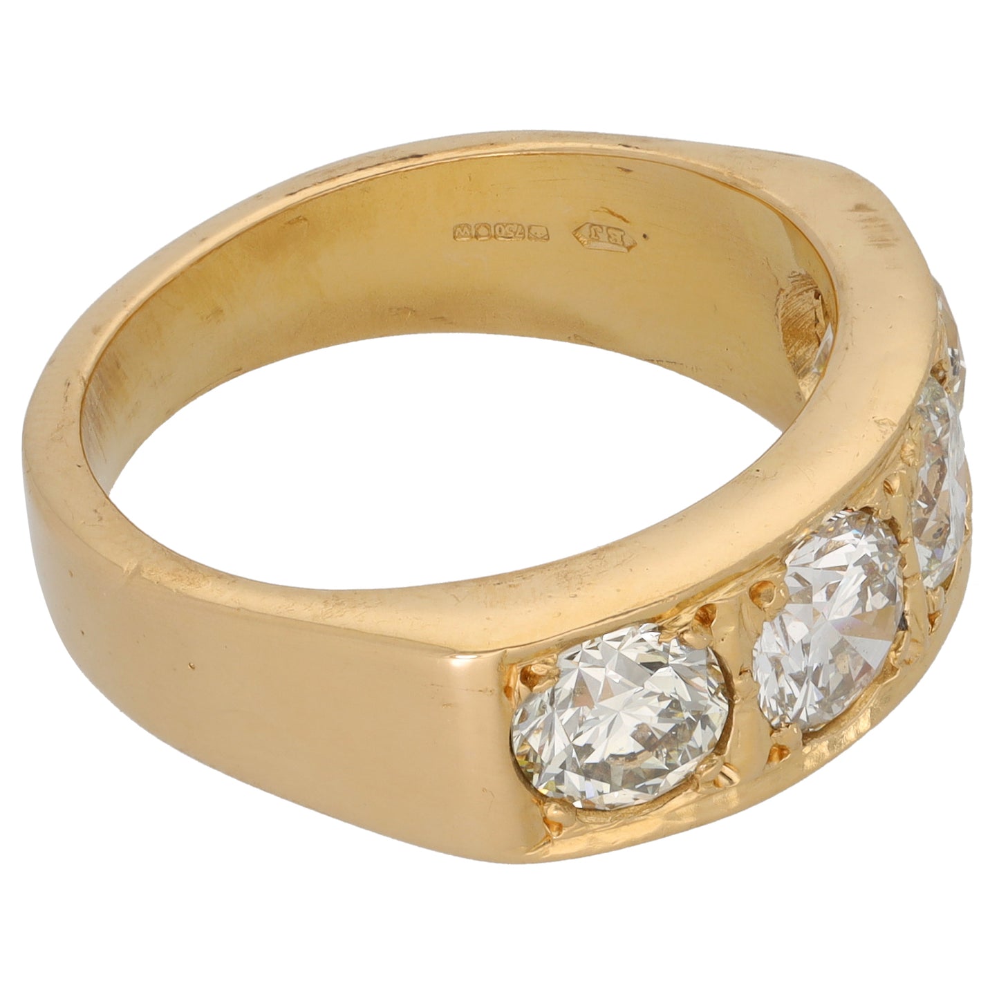 18ct Gold 4.00ct Diamond Alternative Ring Size W