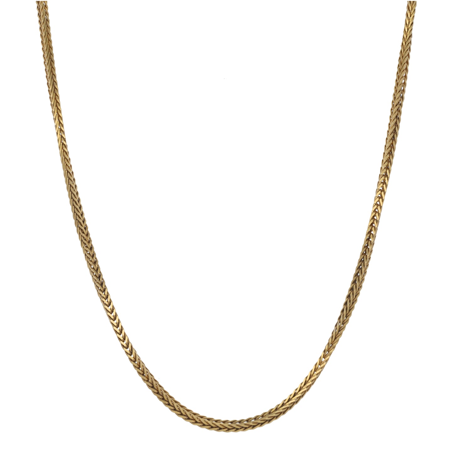 18ct Gold Foxtail Chain 24"