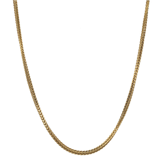 18ct Gold Foxtail Chain 24"