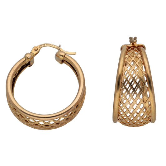 9ct Gold Creole Earrings