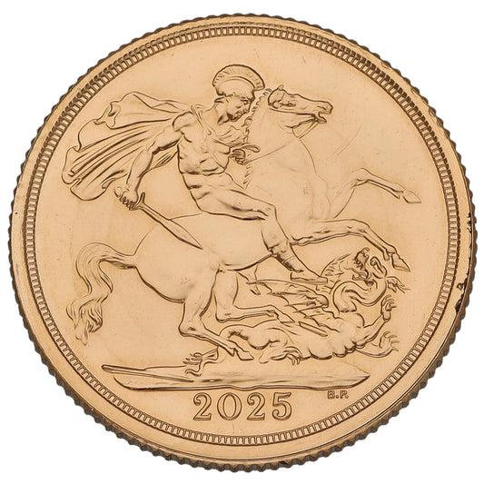 22ct Gold King Charles III Full Sovereign Coin 2025