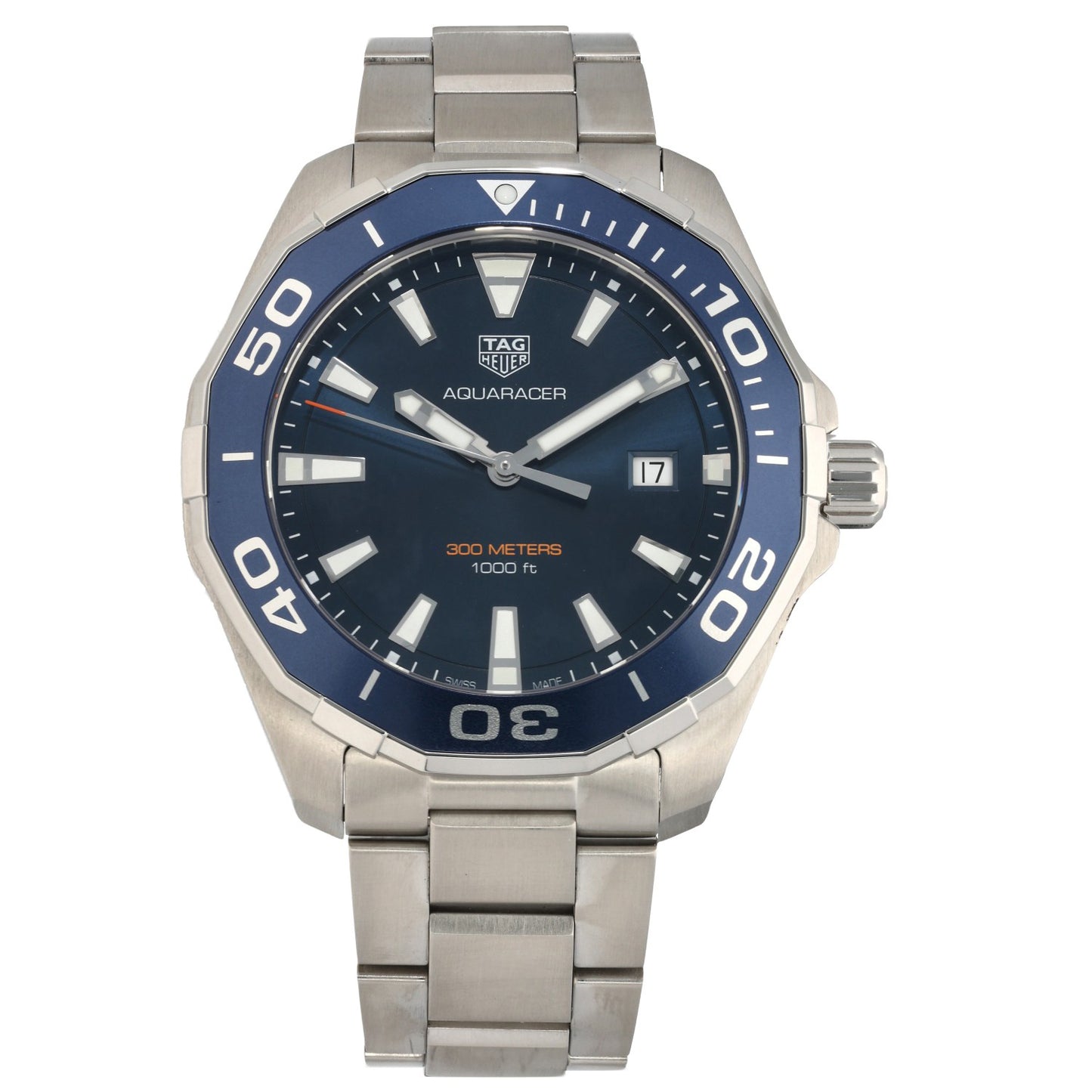 Tag Heuer Aquaracer WAY101C 43mm Stainless Steel Watch