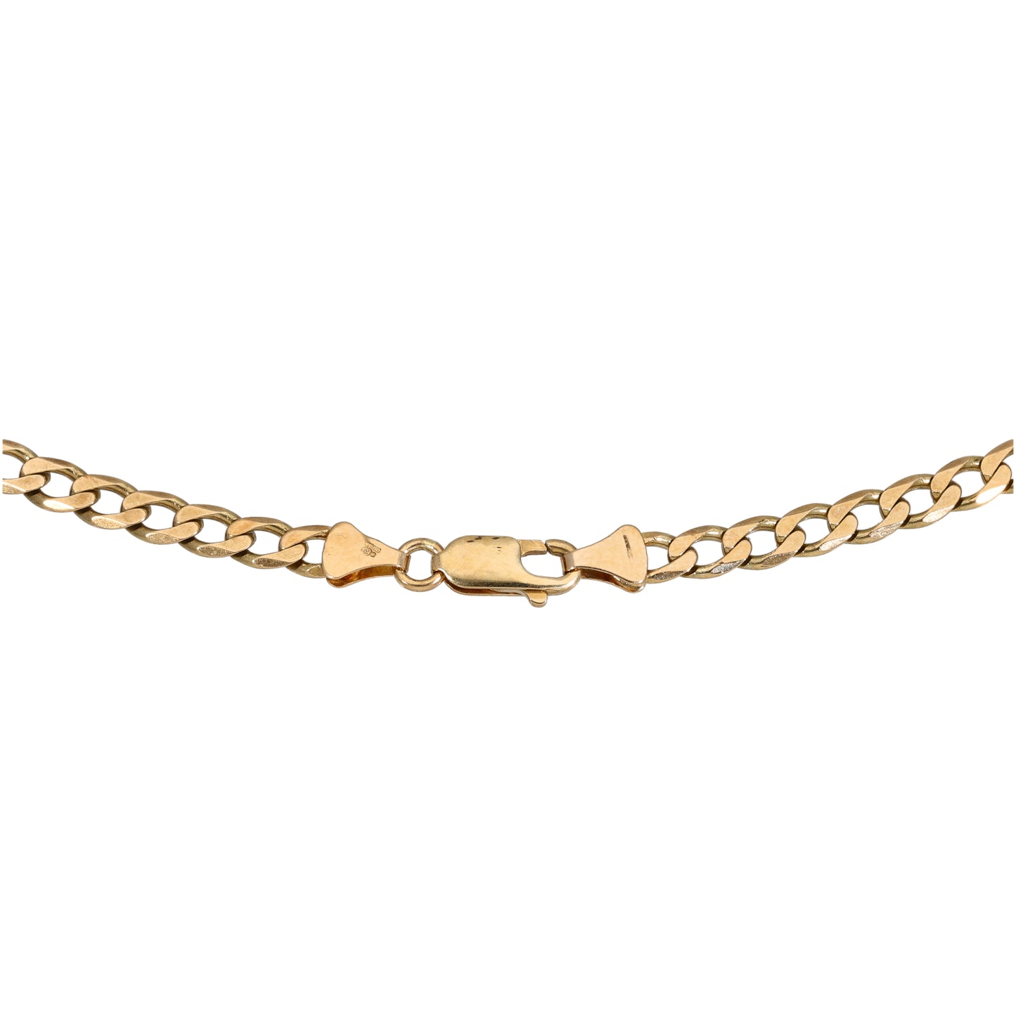9ct Gold Curb Chain 20"